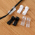 Jinghui Sichuang [with strong back glue] self adhesive wire manager black 32 fixed clamp wire storage processor data cable fixed clamp large jh8063