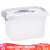 Vango Haina bright color hand-held storage box extra small Baina box household finishing box storage box about 8L transparent color
