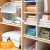 [20% off for four pieces] Wardrobe Storage Basket foldable drawer style clothes sorting rack box clothes storage box layered partition storage rack bedroom dormitory stall God appliance wardrobe storage frame height 44 * 34 * 25cm