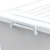 32L grey plastic storage box of Qingye wood eco friendly storage box