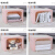 [10 billion subsidies] herbal garden storage box fabric clothing quick son Oxford cloth sorting box storage box wardrobe steel frame box storage box 56L 3 pieces in pink