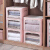 [10 billion subsidies] herbal garden storage box fabric clothing quick son Oxford cloth sorting box storage box wardrobe steel frame box storage box 56L 3 pieces in pink