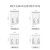 Airless vacuum storage bag, quilt, clothing compression bag, three-dimensional vacuum finishing bag, 9 sets