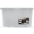 32L grey plastic storage box of Qingye wood eco friendly storage box