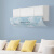 Air conditioning wind shield air conditioning wind shield anti direct blowing air outlet baffle artifact wall mounted universal hole free blue sky and white cloud [hanging universal] removable and reusable 90x23x27cm
