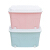 Citylongeco friendlythickstorage BoxBaby snack toy storage box children books and clothes sorting box with pulley 2 pcs butterfly blue powder