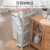 Jekoplastic sewing cabinet mobile storage cabinet drawer type storage box storage cabinet toilet arrangement cabinet toy clothes kitchen children bathroom shelf four floors 20cm wide swb-5547