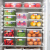 Refrigerator fresh box set plastic sealed box, food and fruit storage box, lunch box, lunch box and lunch box can be heated by microwave oven for 3l, three packs
