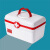 Shengni Shangpin simple medicine box household first aid box visiting box medical storage box seven days medicine box storage box large