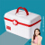 Shengni Shangpin simple medicine box household first aid box visiting box medical storage box seven days medicine box storage box large