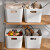 Bailu sundry storage box desktop plastic makeup storage box Toilet Bathroom Storage Basket sorting box Japanese simple storage box (medium)