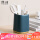 Two color pen holder - dark blue aa163