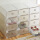 Drawer thickened (8 Pack) storage Universal White Size 42