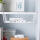 Kitchen wardrobe hanging basket height 13cm white