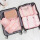 Oxford fabric storage bag pink 7-piece set